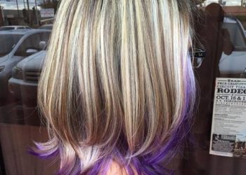 Fajne, stylowe pomysły na fioletowy kolor włosów