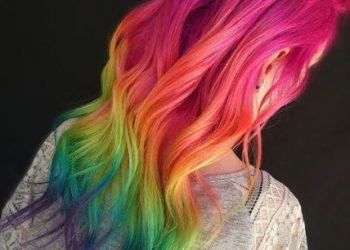 Najlepsze fryzury w kolorach tęczy dla kobiet