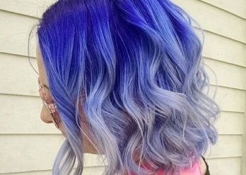 Niesamowite niebieskie fryzury Ombre