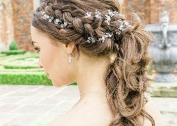 Romantyczne fryzury ślubne dla długich włosów