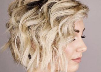Szykowne fryzury dla krótkich blond włosów