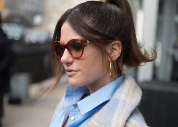 Stylowe fryzury średniej długości z grzywką